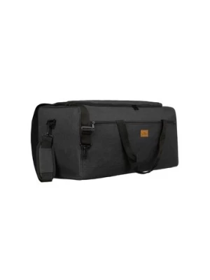 Pojemna torba podróżna sportowa z tkaniny — Rovicky czarna