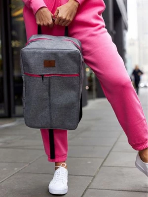 Pojemny plecak podróżny z wysuwanym uchwytem na walizkę- Peterson unisex