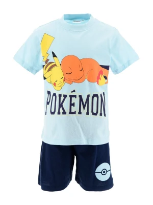 Pokémon Piżama "Pokemon" w kolorze błękitno-granatowym rozmiar: 104