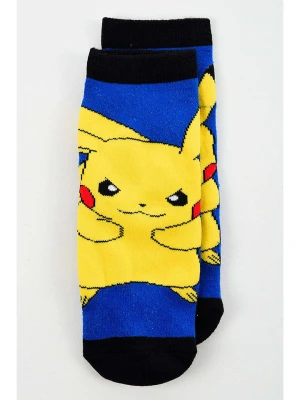 Pokémon Skarpety "Pokemon" w kolorze granatowo-żółtym rozmiar: 27-30