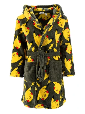 Pokémon Szlafrok "Pokemon" w kolorze antracytowo-żółtym rozmiar: 104