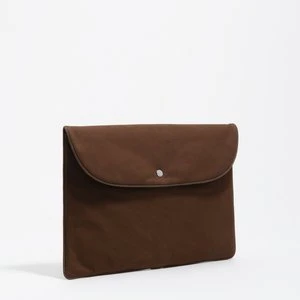 Etui na laptopa 13,5" gabardyna woskowana ciemny khaki BIMBA Y LOLA