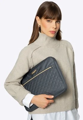 Pokrowiec na laptopa 15'' pikowany na przodzie szary Wittchen