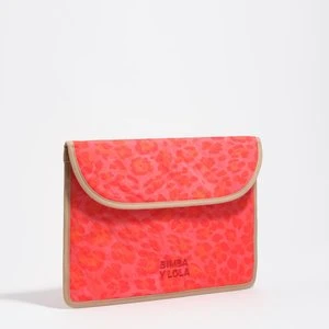 Pokrowiec na laptopa nylon leopard różowy BIMBA Y LOLA