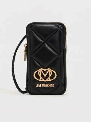 Pokrowiec na telefon komórkowy LOVE MOSCHINO czarny