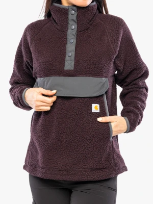 Polar damski Carhartt Relaxed Fit Fleece Pullover - blackberry heather