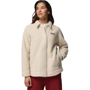 Polar damski Panorama Sherpa Fleece Shirt Columbia Beżowy