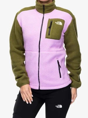 Polar damski The North Face Yumiori Full Zip - dragonfruit/forest olive