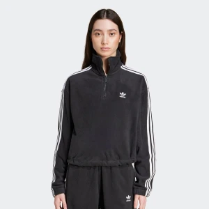 adidas Originals Polar Fleece Half Zip kobiety Bluzy czarny rozmiar Odzież