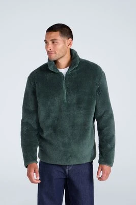 Polar męski z zamkiem błyskawicznym Teddy - Green Animal