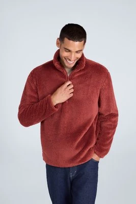 Polar męski z zamkiem błyskawicznym Teddy - Red Animal