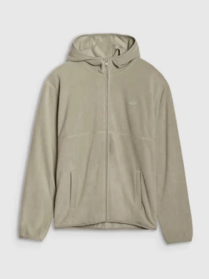 Polar regular z kapturem męski 4F 4FWSS25TFLEM321 - khaki