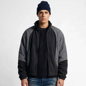 Polarfleece Taslan Track Jacket Urban Classics czarny