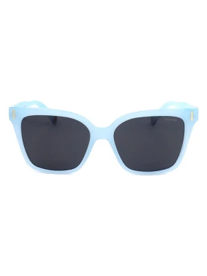Polaroid Damskie okulary przeciwsłoneczne w kolorze błękitno-czarnym rozmiar: 54