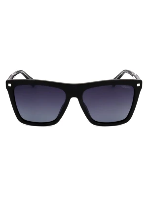 Polaroid Damskie okulary przeciwsłoneczne w kolorze czarno-granatowym rozmiar: 56