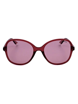Polaroid Damskie okulary przeciwsłoneczne w kolorze czerwono-jasnoróżowym rozmiar: 54