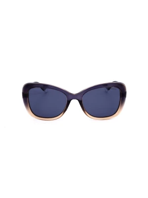 Polaroid Damskie okulary przeciwsłoneczne w kolorze fioletowo-beżowo-niebieskim rozmiar: 53