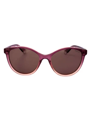Polaroid Damskie okulary przeciwsłoneczne w kolorze fioletowo-brązowym rozmiar: 55
