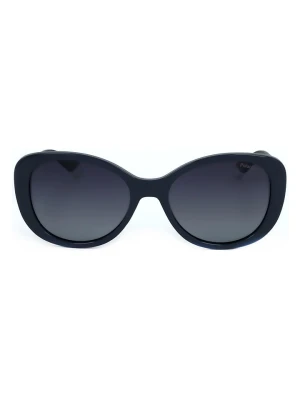 Polaroid Damskie okulary przeciwsłoneczne w kolorze granatowym rozmiar: 55