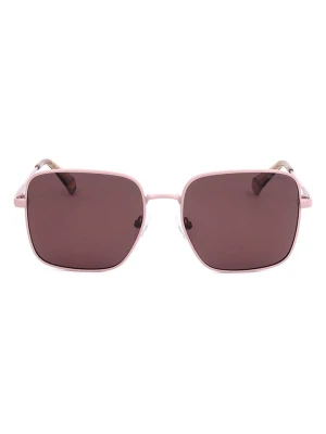 Polaroid Damskie okulary przeciwsłoneczne w kolorze jasnoróżowo-brązowym rozmiar: 56