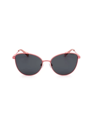 Polaroid Damskie okulary przeciwsłoneczne w kolorze różowo-czarnym rozmiar: 55