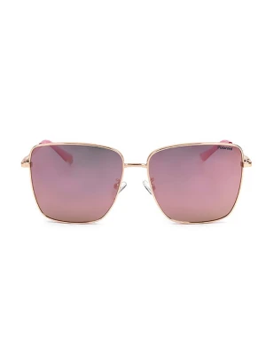 Polaroid Damskie okulary przeciwsłoneczne w kolorze różowozłoto-jasnoróżowym rozmiar: 59
