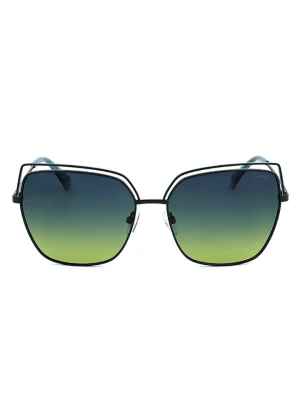 Polaroid Damskie okulary przeciwsłoneczne w kolorze zielono-niebieskim rozmiar: 59