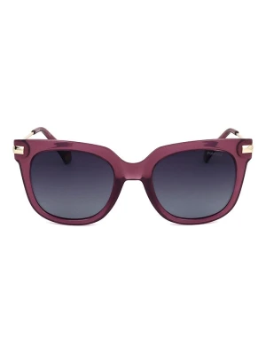 Polaroid Damskie okulary przeciwsłoneczne w kolorze złoto-fioletowo-granatowym rozmiar: 51