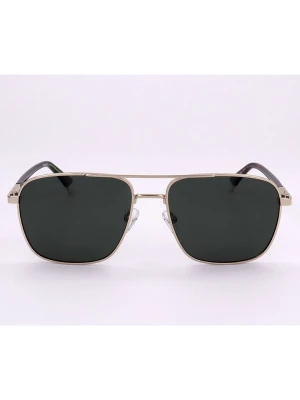Polaroid Męskie okulary przeciwsłoneczne w kolorze złoto-czarnym rozmiar: 58