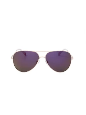 Polaroid Okulary przeciwsłoneczne unisex w kolorze biało-fioletowym rozmiar: 60