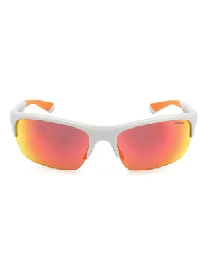 Polaroid Okulary przeciwsłoneczne unisex w kolorze białym rozmiar: 64