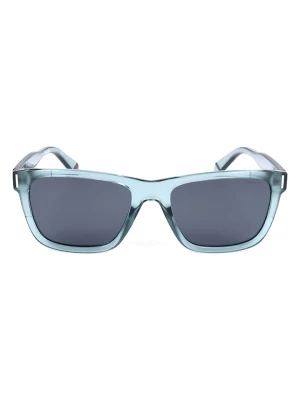 Polaroid Okulary przeciwsłoneczne unisex w kolorze błękitno-granatowym rozmiar: 54