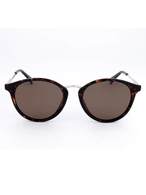 Polaroid Okulary przeciwsłoneczne unisex w kolorze brązowym rozmiar: 51