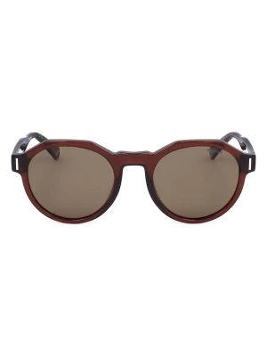 Polaroid Okulary przeciwsłoneczne unisex w kolorze brązowym rozmiar: 52