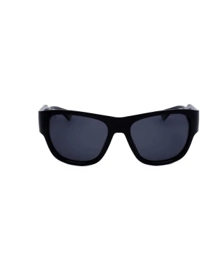 Polaroid Okulary przeciwsłoneczne unisex w kolorze czarno-granatowym rozmiar: 55