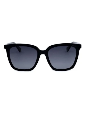 Polaroid Okulary przeciwsłoneczne unisex w kolorze czarno-granatowym rozmiar: 64