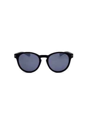 Polaroid Okulary przeciwsłoneczne unisex w kolorze czarno-niebieskim rozmiar: 50