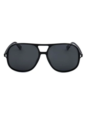 Polaroid Okulary przeciwsłoneczne unisex w kolorze czarnym rozmiar: 57
