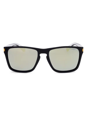 Polaroid Okulary przeciwsłoneczne unisex w kolorze granatowo-szarym rozmiar: 56