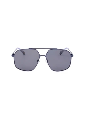 Polaroid Okulary przeciwsłoneczne unisex w kolorze granatowym rozmiar: 58