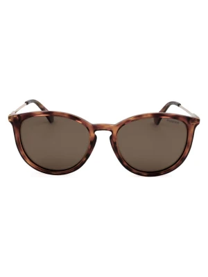 Polaroid Okulary przeciwsłoneczne unisex w kolorze jasnobrązowym rozmiar: 53