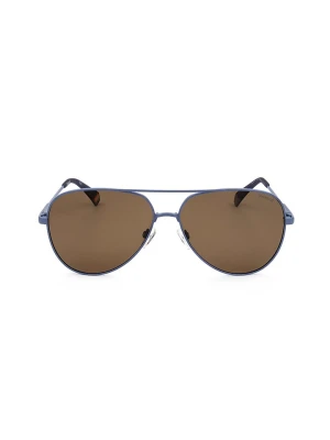 Polaroid Okulary przeciwsłoneczne unisex w kolorze niebiesko-oliwkowym rozmiar: 60