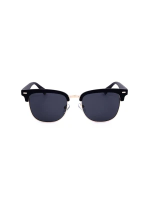 Polaroid Okulary przeciwsłoneczne unisex w kolorze złoto-czarno-granatowym rozmiar: 52