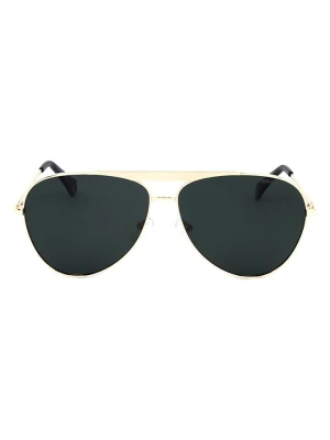 Polaroid Okulary przeciwsłoneczne unisex w kolorze złoto-czarnym rozmiar: 61