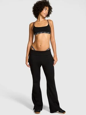 Polarowe spodnie dresowe Ivy z rozszerzaną nogawką Victoria's Secret