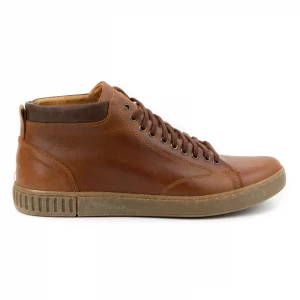 Polbut Buty męskie skórzane 2108sw camel brązowe