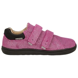 Różowe półbuty barefoot z mieniacym się wzorem Bartek 83005-65