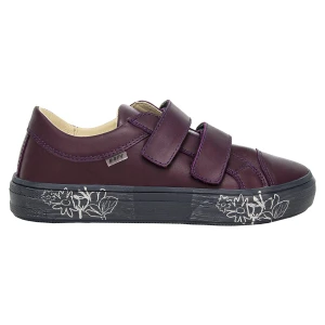 Fioletowe trampki dla dziewcząt z aplikacja kwiatow na podeszwie Bartek 18125-08