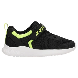 Czarne sneakersy Bartek z neonowymi zielonymi wstawkami 87003-18