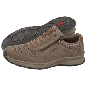 Półbuty Beżowe 14300-64 Beige (RI363-a) Rieker